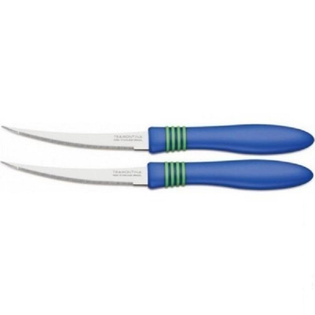 Набір ножів Tramontina COR & COR для томатів 2шт 102 мм Blue (23462/214) - зображення 2
