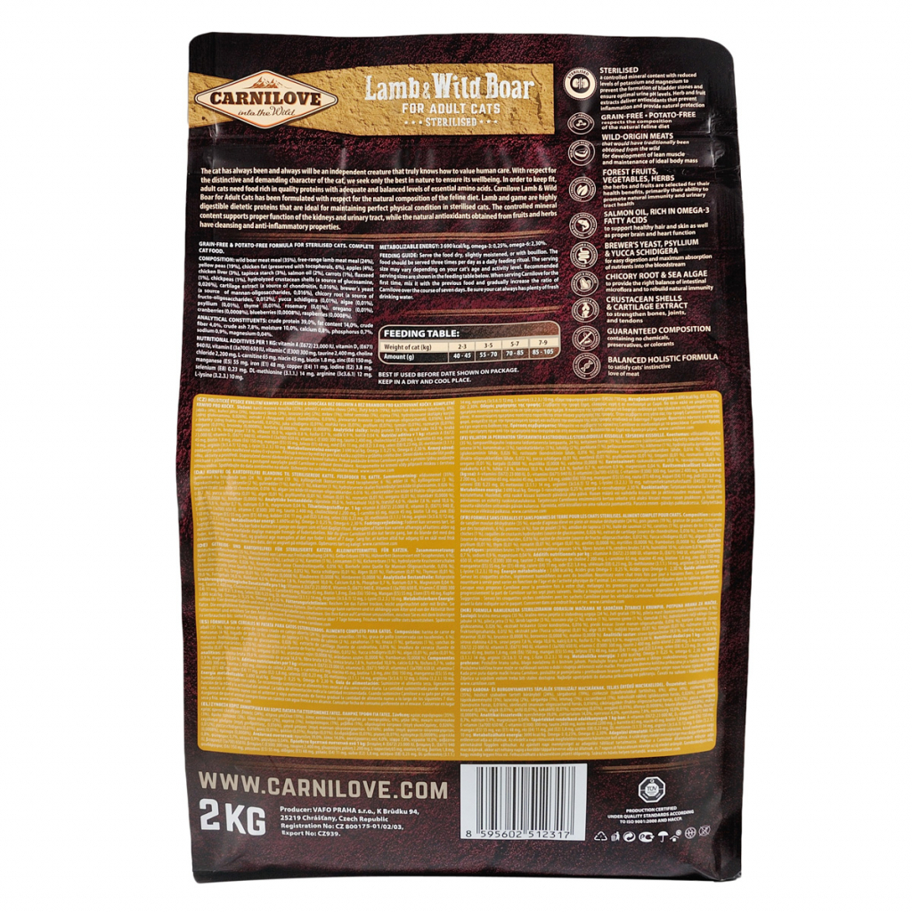 Сухий корм для кішок Carnilove Cat Sterilised 2 кг (8595602512317) - зображення 2