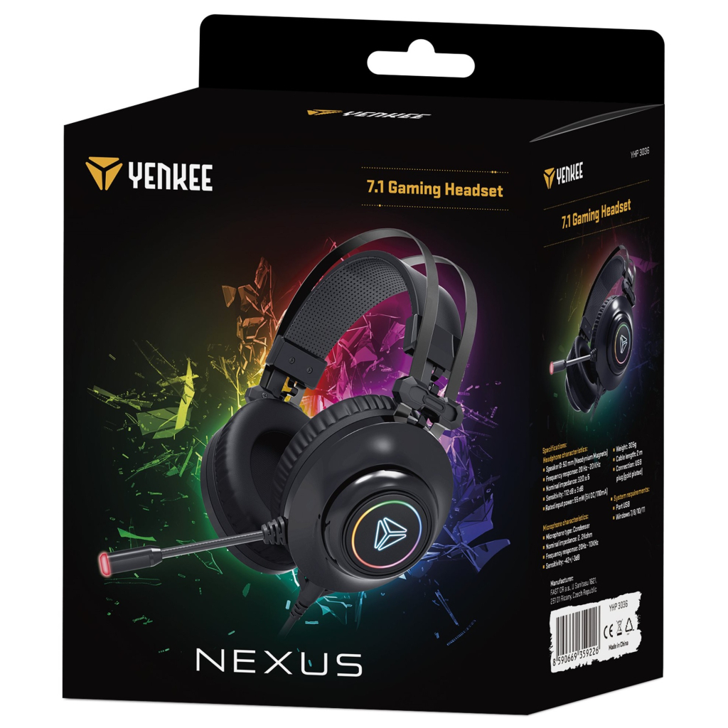 Навушники YENKEE YHP 3036 Nexus USB (35059459) - зображення 6