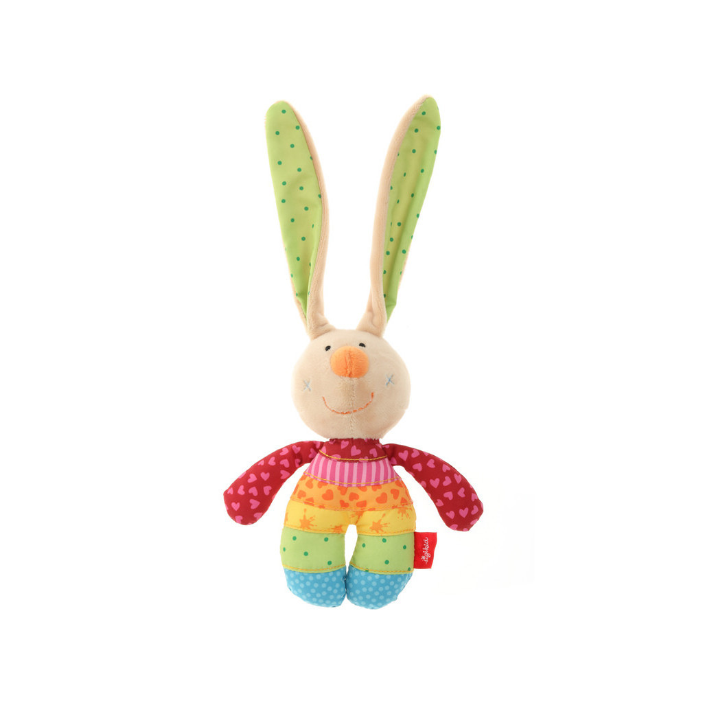 М'яка іграшка Sigikid Кролик із брязкальцем 15 см (40578SK) - зображення 7