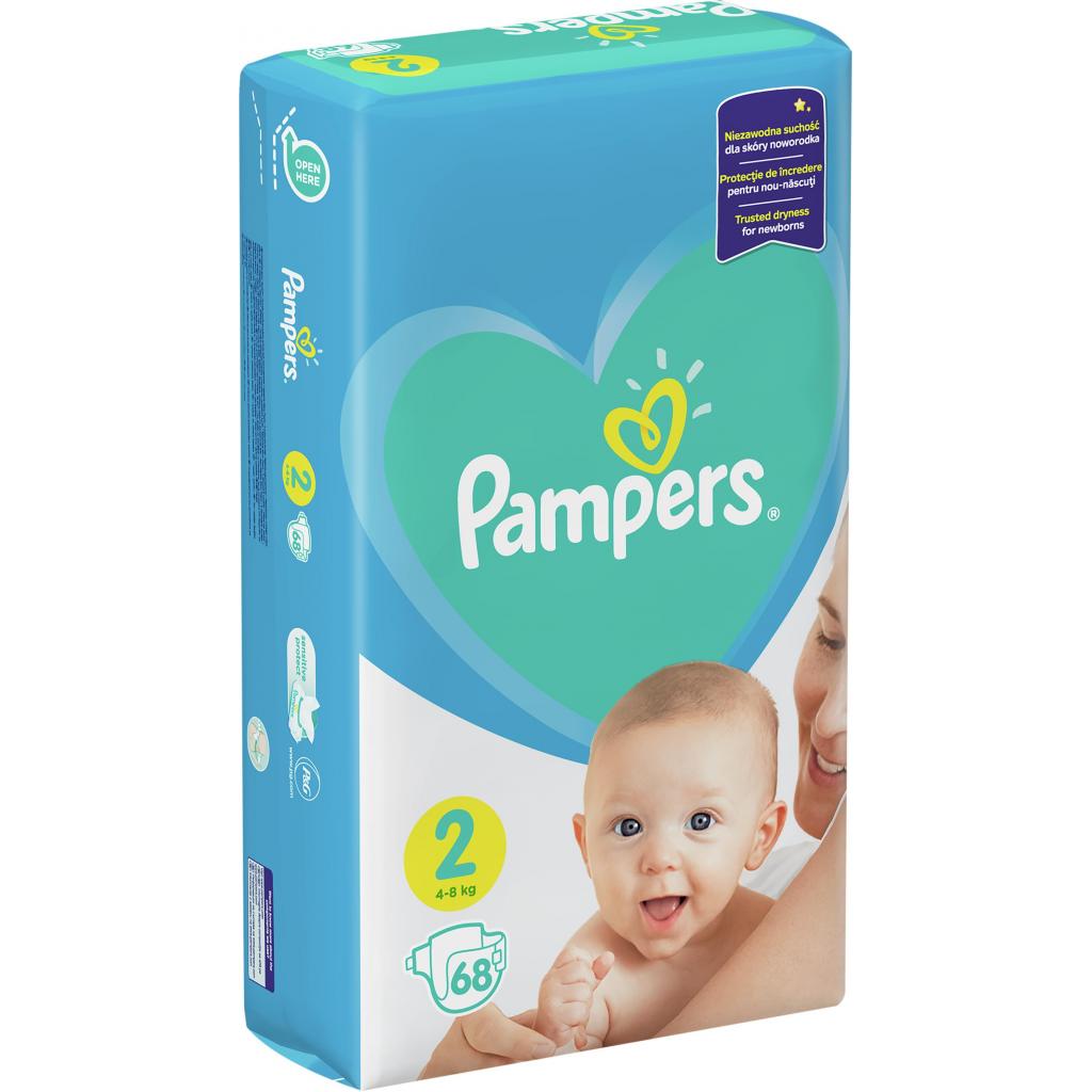 Підгузки Pampers New Baby Mini Розмір 2 (4-8 кг) 68 шт (8001090949653) - зображення 2