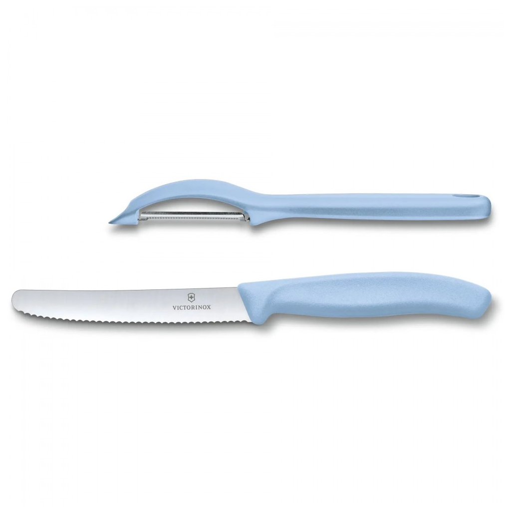 Набір ножів Victorinox Swiss Classic Paring Set Universal Light Blue (6.7116.21L22) - зображення 2