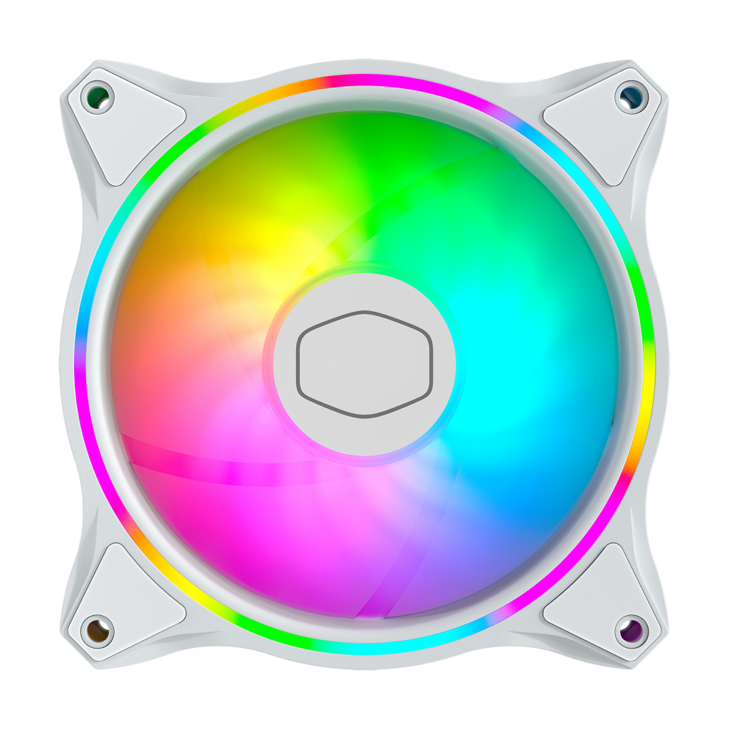 Кулер до корпусу CoolerMaster MasterFan MF120 Halo 3in1 White Edition (MFL-B2DW-183PA-R1) - зображення 3