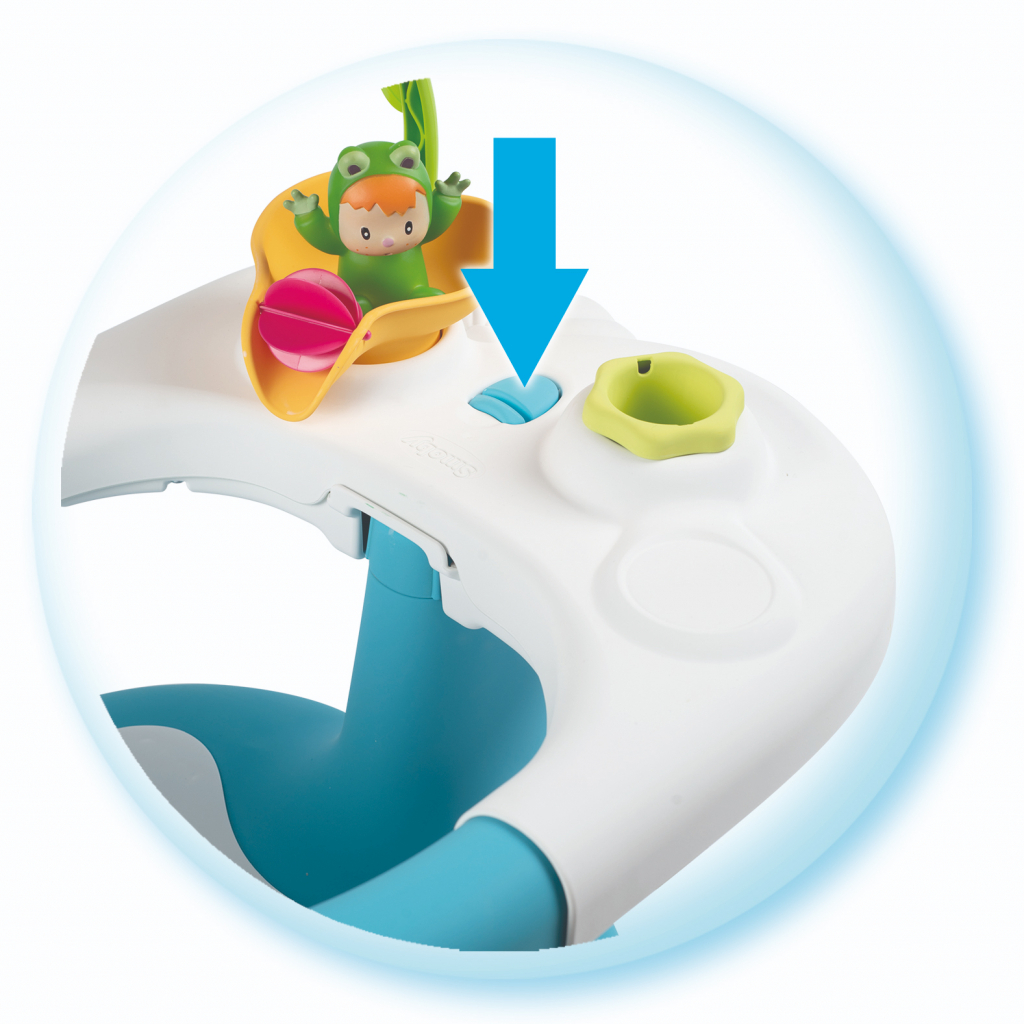 Сидіння у ванну Smoby Cotoons з ігровою панеллю, блакитне (110618) - зображення 5