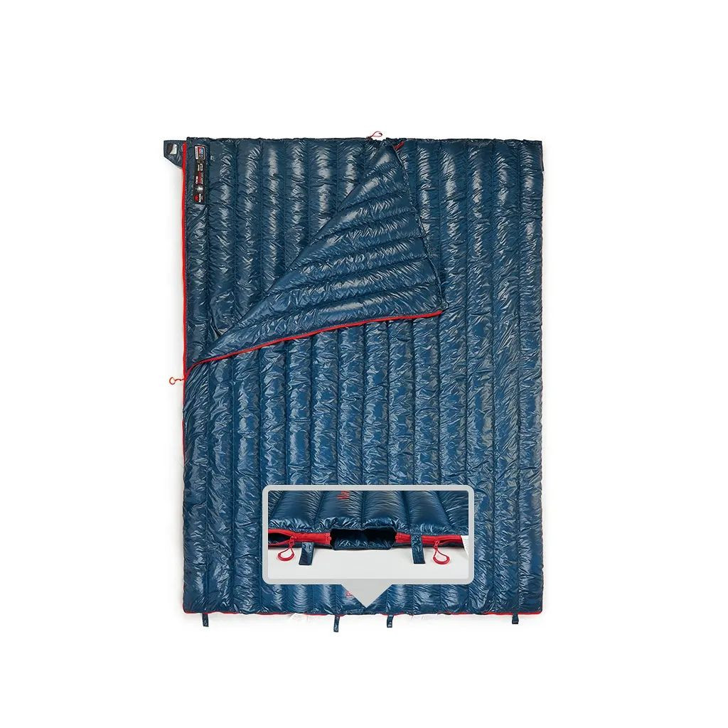 Спальний мішок Naturehike з натуральним пухом CWM400 NH17Y010-R темно-синій (6927595762424) - зображення 2