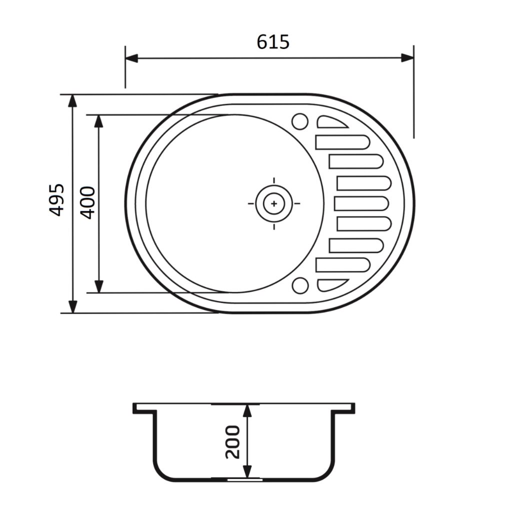Мийка кухонна Adamant Ovum Avena + змішувач + дозатор (1824296900406) - зображення 7