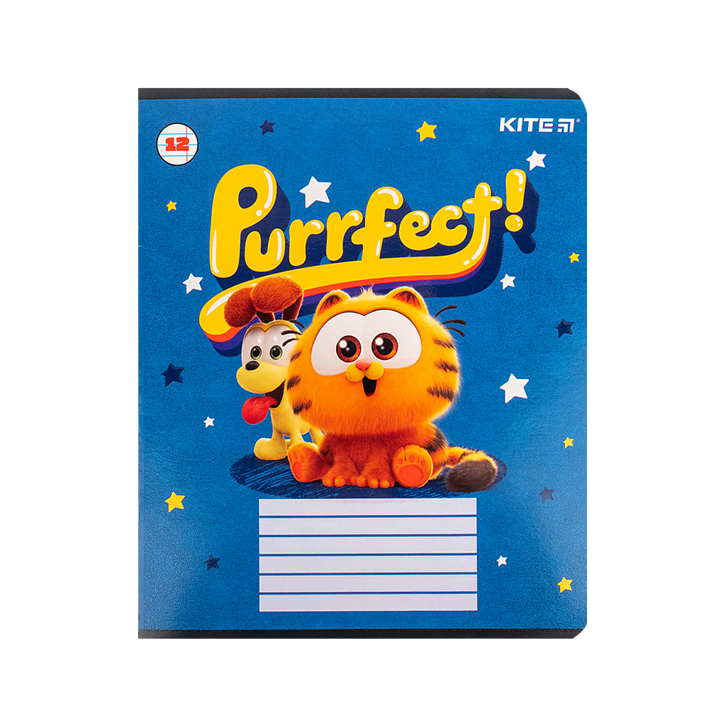 Зошит Kite Garfield, 12 аркушів, лінія (GF24-234) - зображення 12
