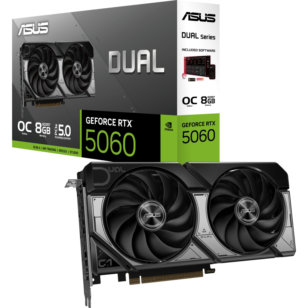 Відеокарта ASUS GeForce RTX5060 8Gb DUAL OC (DUAL-RTX5060-O8G) - зображення 8