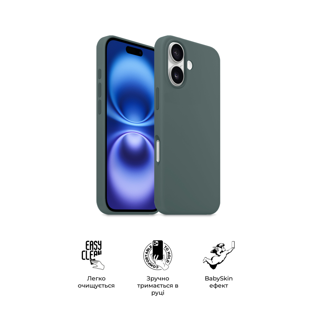 Чохол до мобільного телефона Armorstandart ICON2 MagSafe Apple iPhone 16 Lake Green (ARM81313) - зображення 3