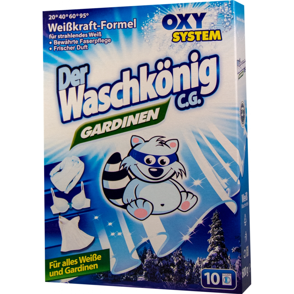 Пральний порошок Waschkonig Gardinen 600 г (4260353550768) - зображення 1