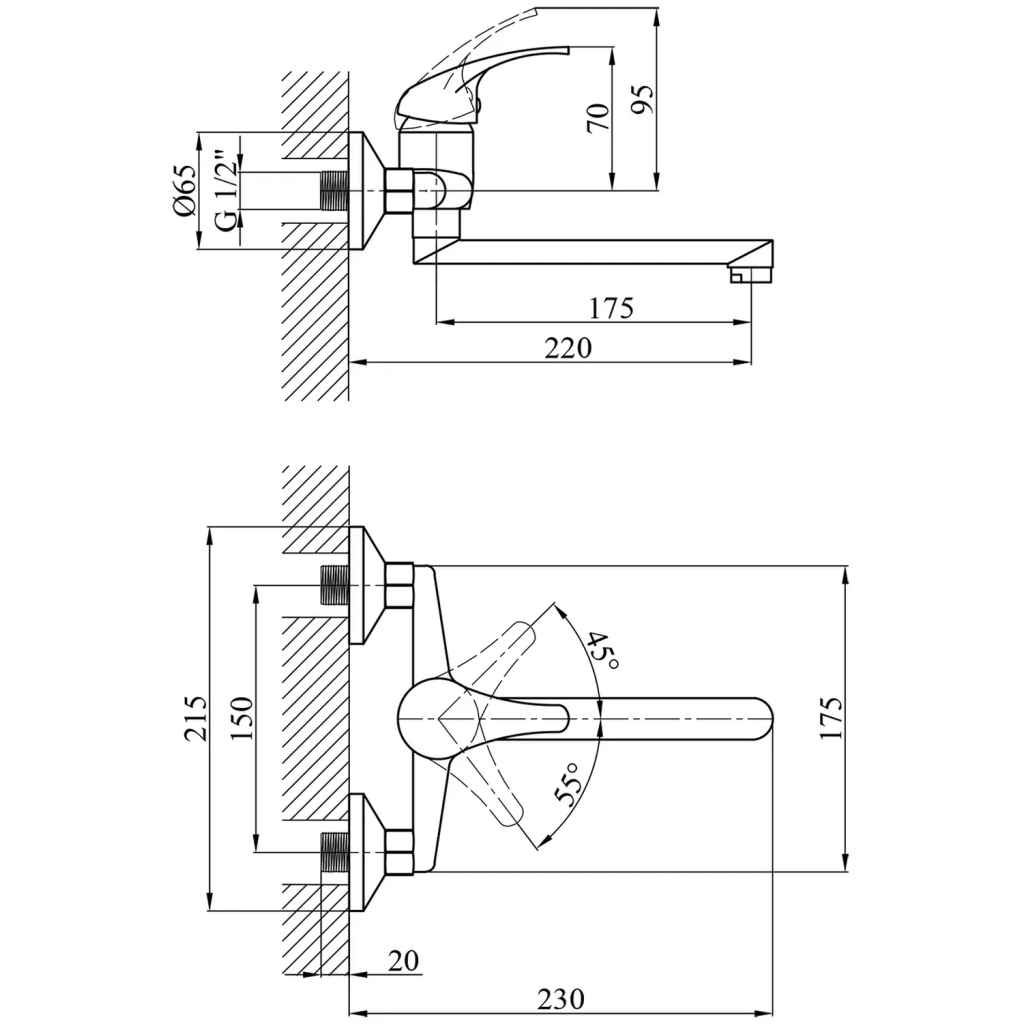 Змішувач Agua Leon-C040 (CV014923) - зображення 4