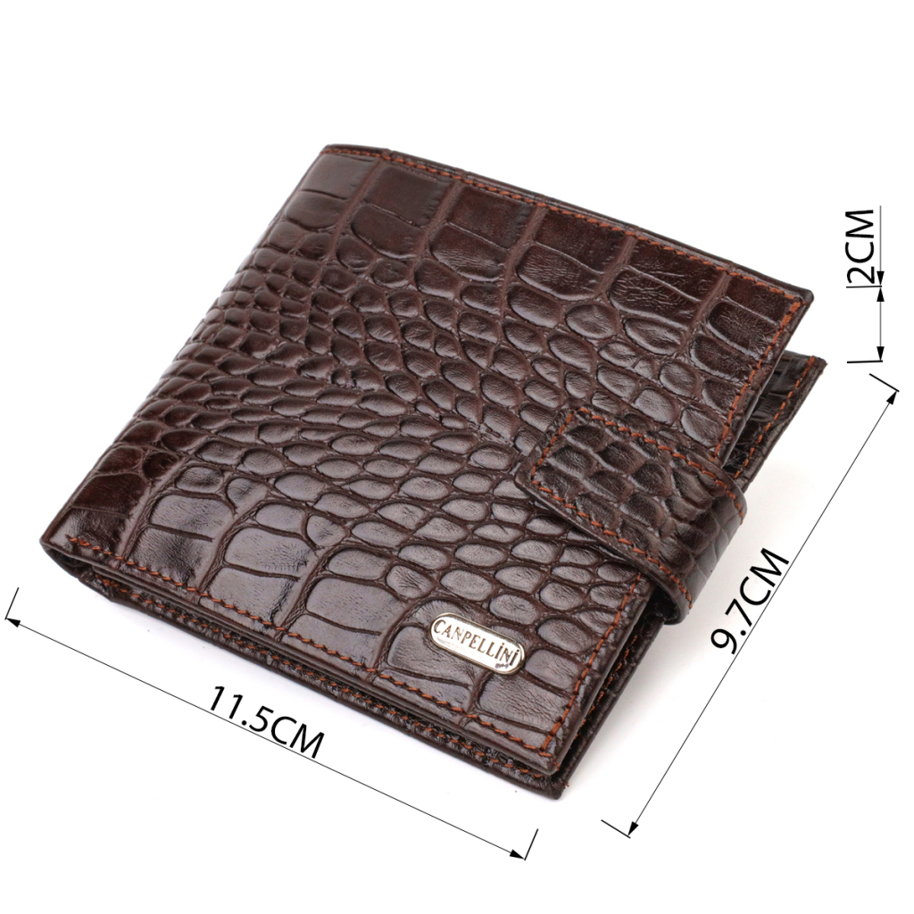 Гаманець Canpellini натуральної шкіри Коричневий (21878) - зображення 3