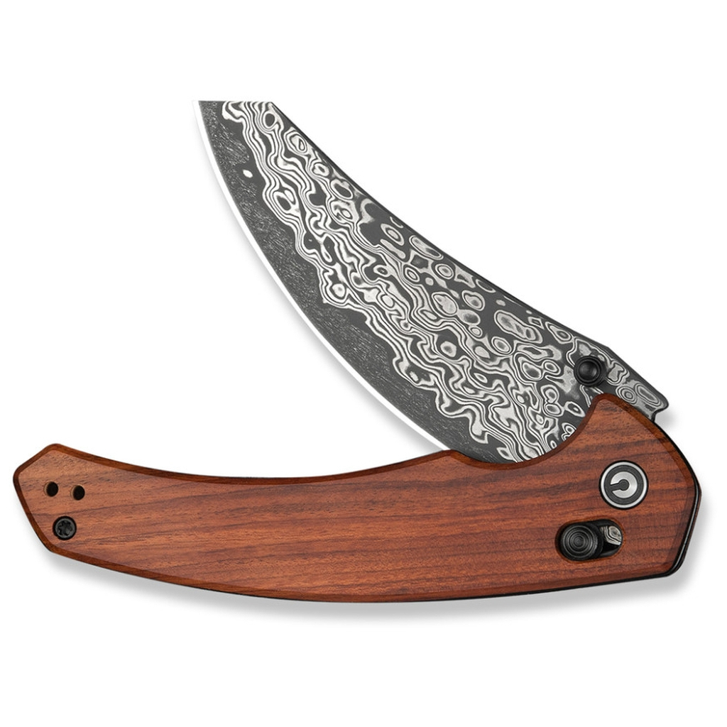 Ніж Civivi Sixgill, Guibourtia Wood, Damascus (C24050-DS1) - зображення 4