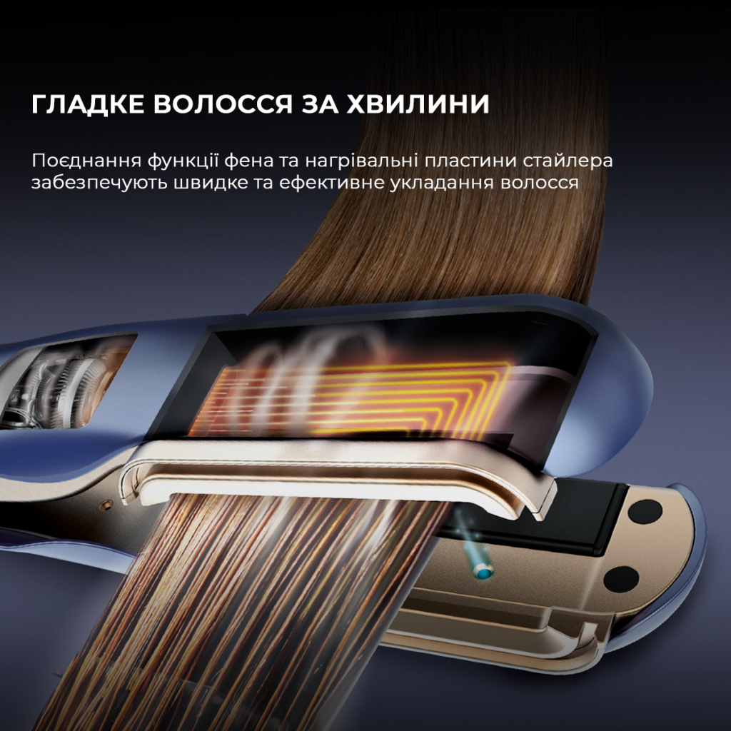 Стайлер Cecotec RitualCare Air Lisse 2in1 Blue (A01_EU01_100159) - зображення 7