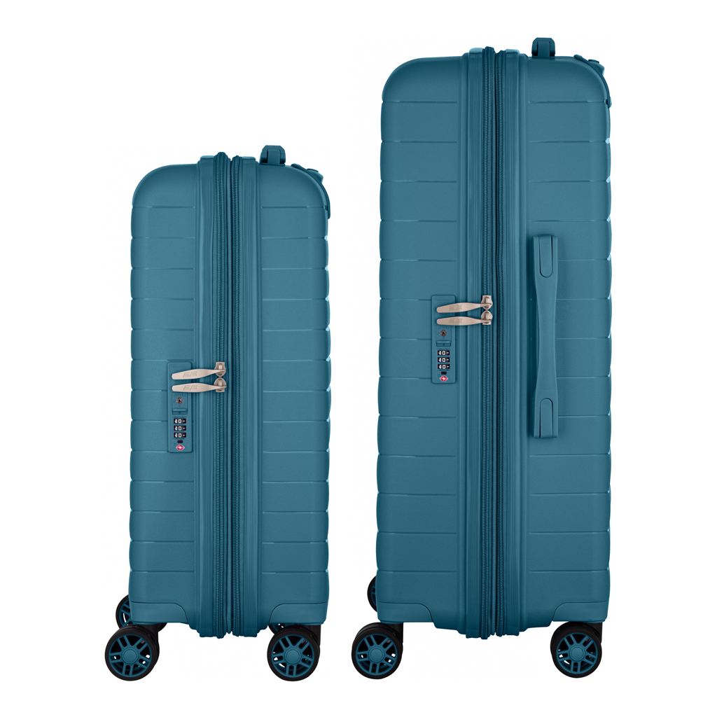 Набір валіз 2E Aero (M+S), сині (2E-SPP-AERO-SET2-TB) - зображення 4