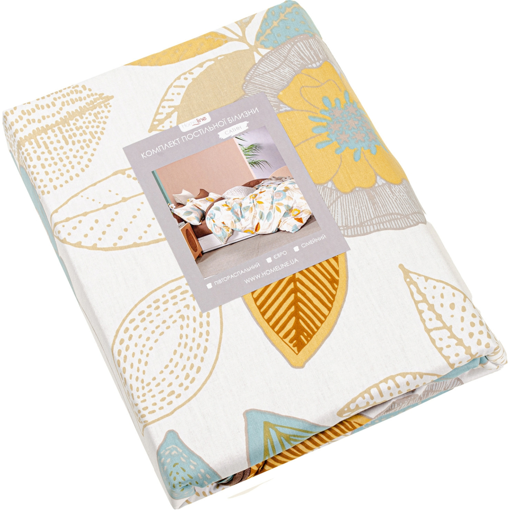 Постільна білизна Home Line Сяоран Сатин Твіл євро (176109) - зображення 1