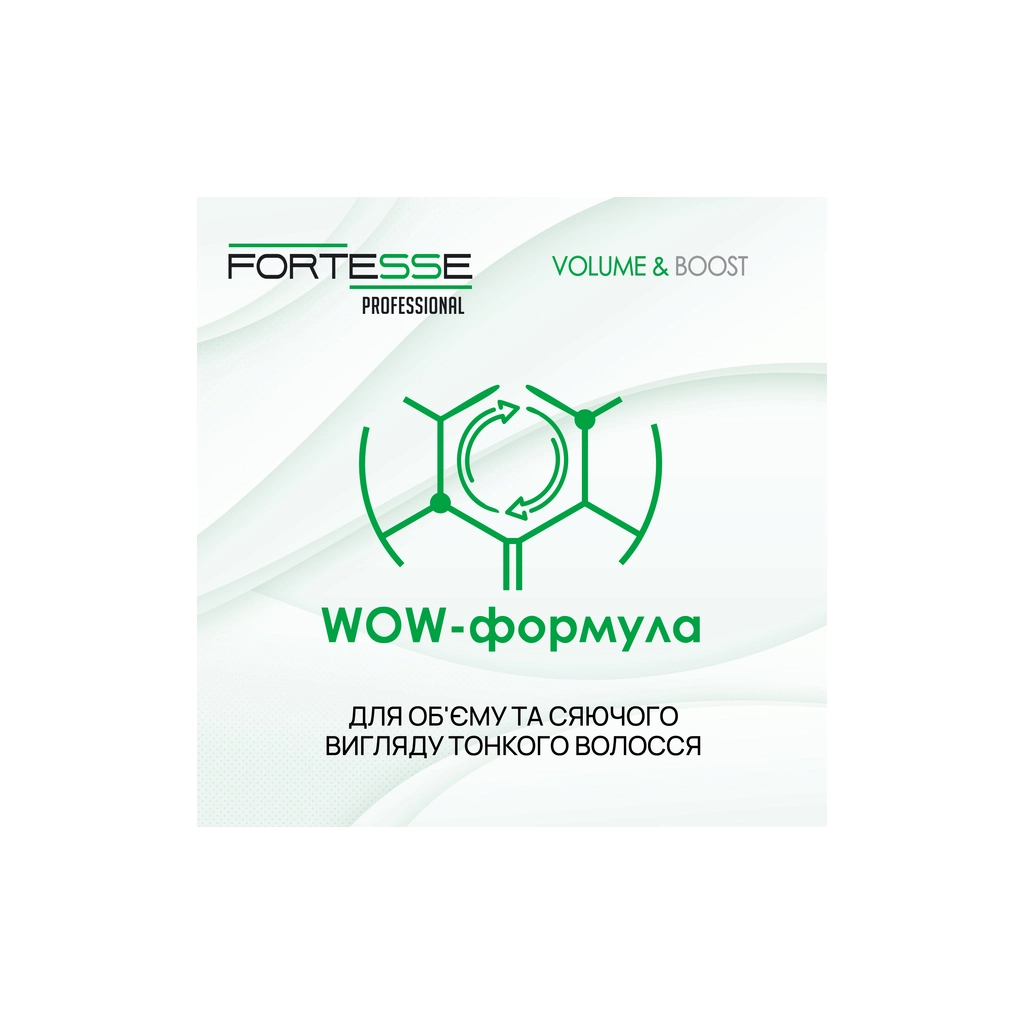 Шампунь Fortesse Professional Volume & Boost Для об'єму волосся 1000 мл (4820000306157) - зображення 3