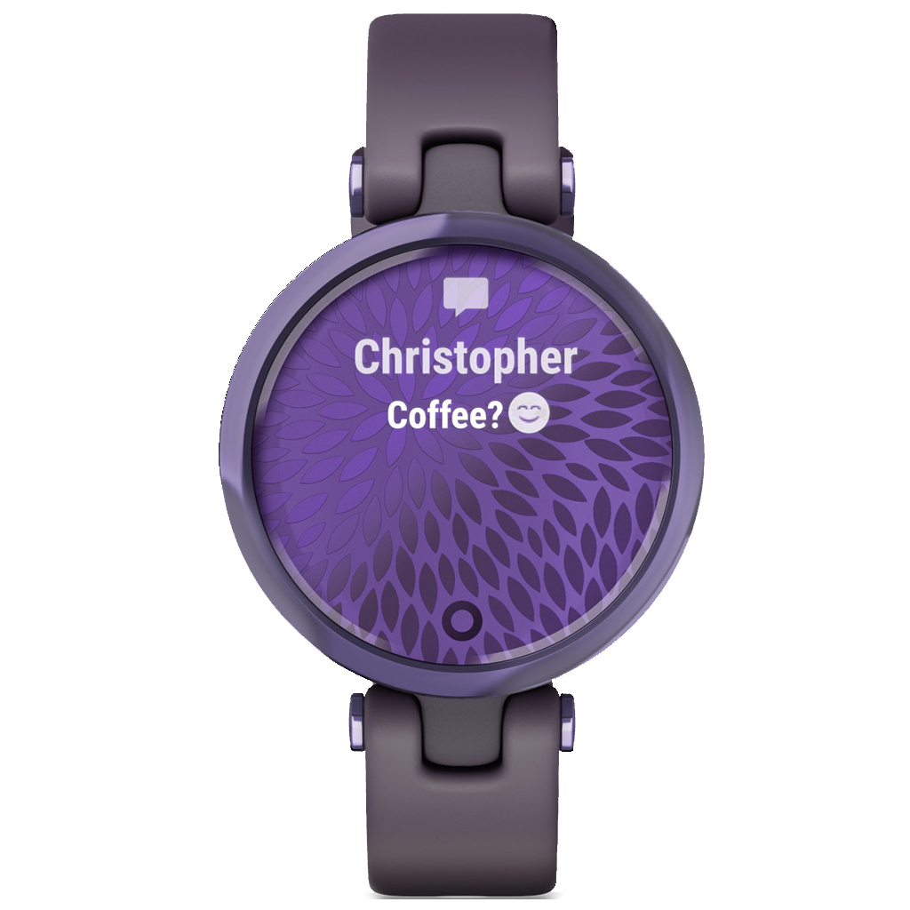 Смарт-годинник Garmin Lily, MidnightOrchid, DeepOrchid, Silicone (010-02384-12) - зображення 8