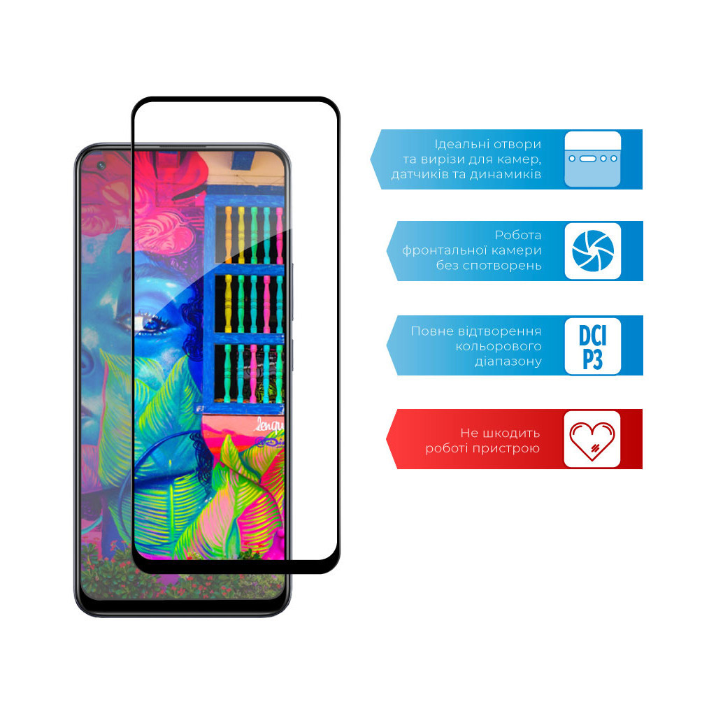 Скло захисне ACCLAB Full Glue Realme 8 Pro (1283126523212) - зображення 5