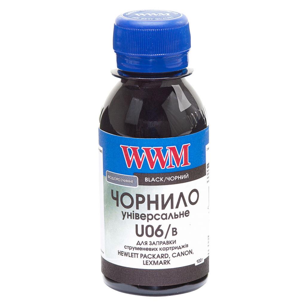 Чорнило WWM Canon/HP/Lexmark 100г Black (U06/B-2) - зображення 1