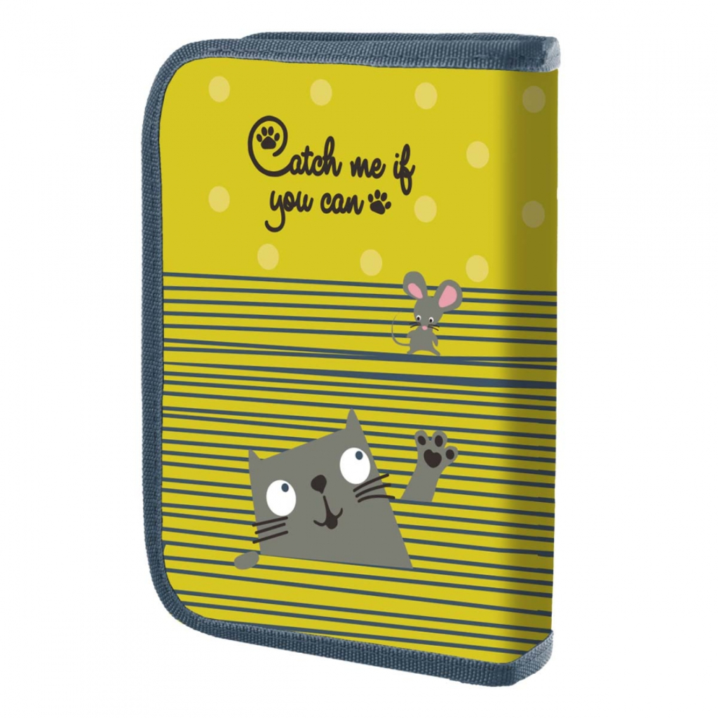 Пенал Yes HP-04 одинарний з двома клапанами Kitty (533424) - зображення 2