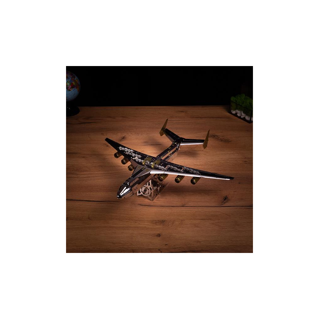 Конструктор Metal Time Колекцiйна модель Ukrainian Dream Exclusive Edition Ан-225 Мрія зібрана двокольорова (MT001EE/READY) - зображення 4