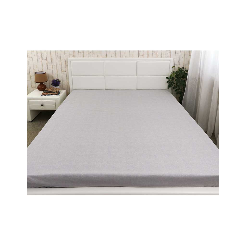 Простирадло Руно бязь на резинці Grey 160х200 см (500.114У_Grey) - зображення 3