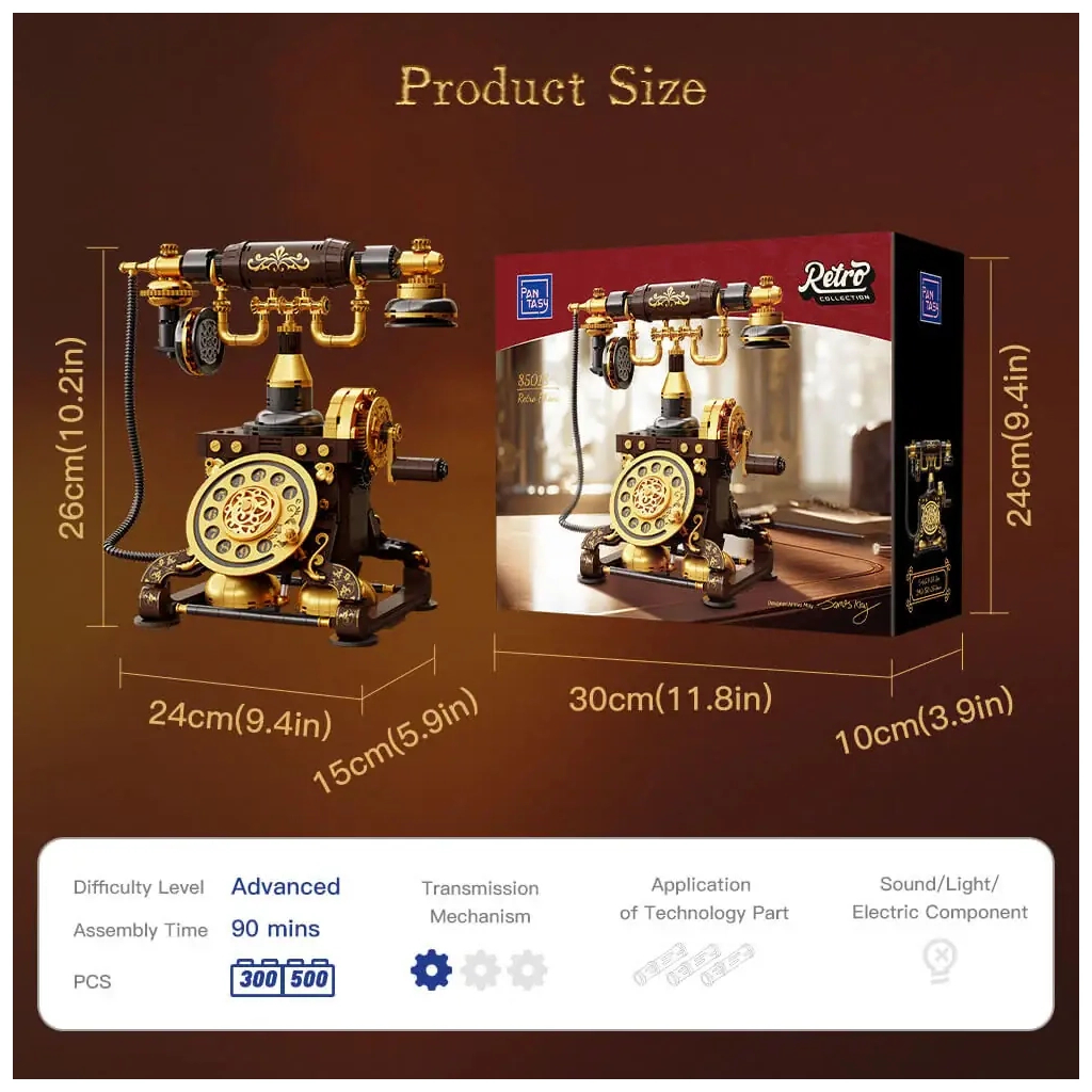 Конструктор Pantasy Original - Retro Phone (85018) - зображення 5