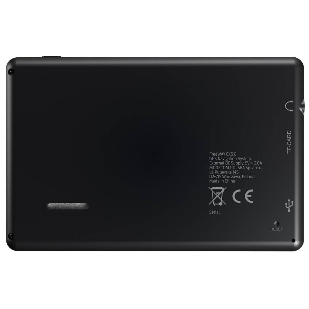 Автомобільний навігатор Modecom Device FreeWAY CX 5.0 8GB 5" MapFactor EU (NAV-FREEWAYCX5-MF-EU) - зображення 5