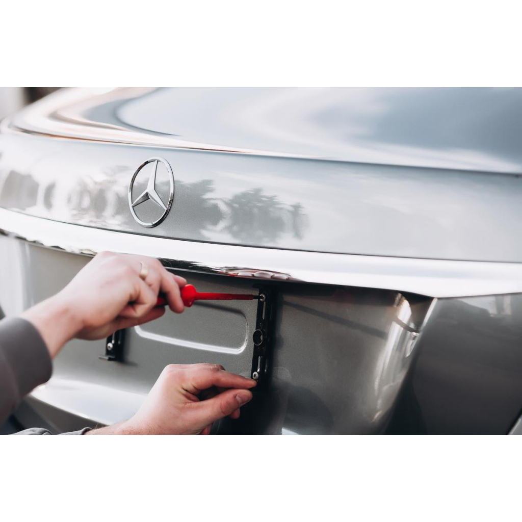 Рамка номерного знака RedHill невидимки чорні к-т 4шт (24-053-IS) - зображення 7