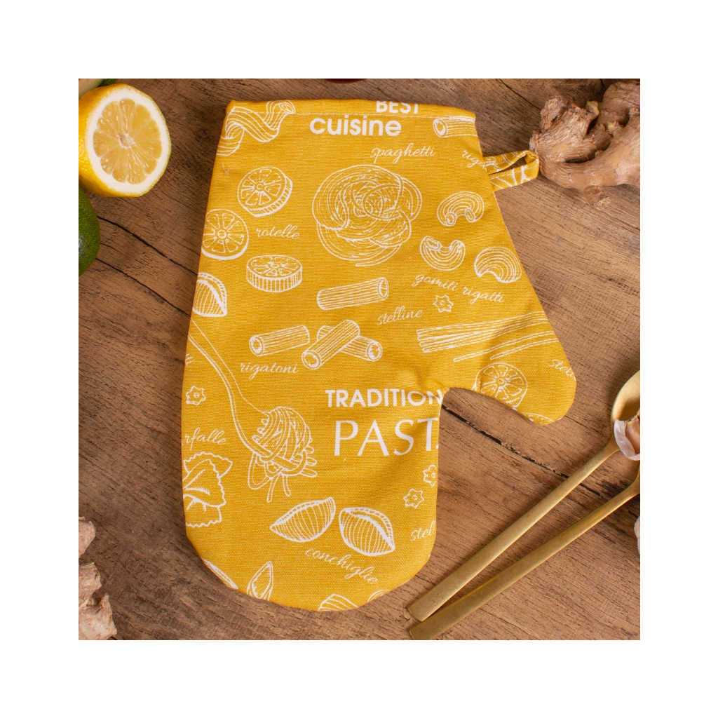 Кухонна прихватка MirSon рогожа/напівпанама №201 - Yellow paste (2200006753827) - picture 2