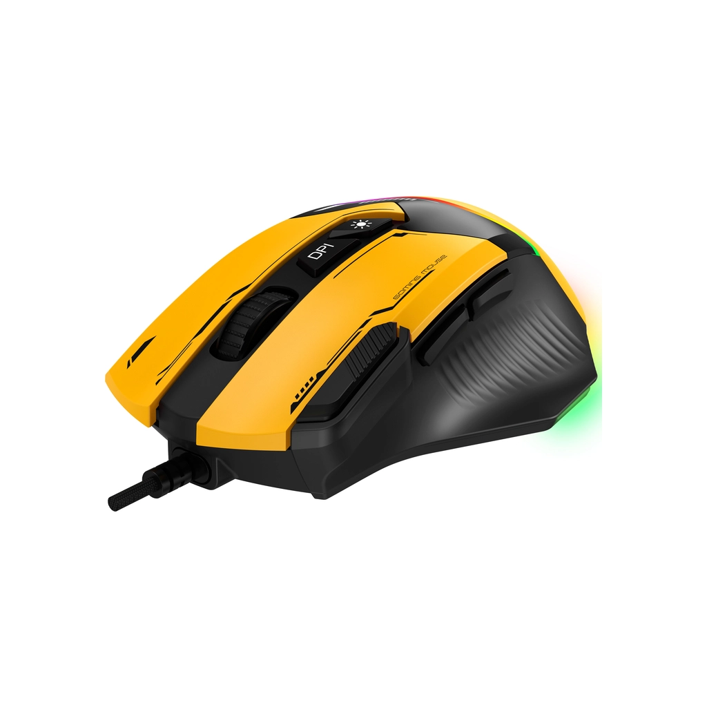 Мишка GamePro GM300Y USB Yellow/Black (GM300Y) - зображення 3