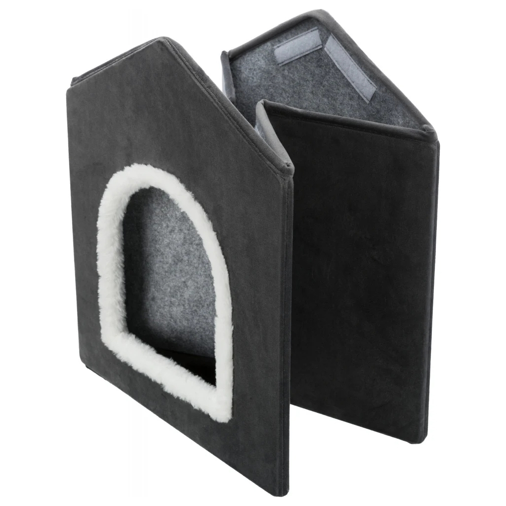 Будиночок для тварин Trixie Лівія 38х41х44 см темно-сірий (4057589379115) - изображение 4