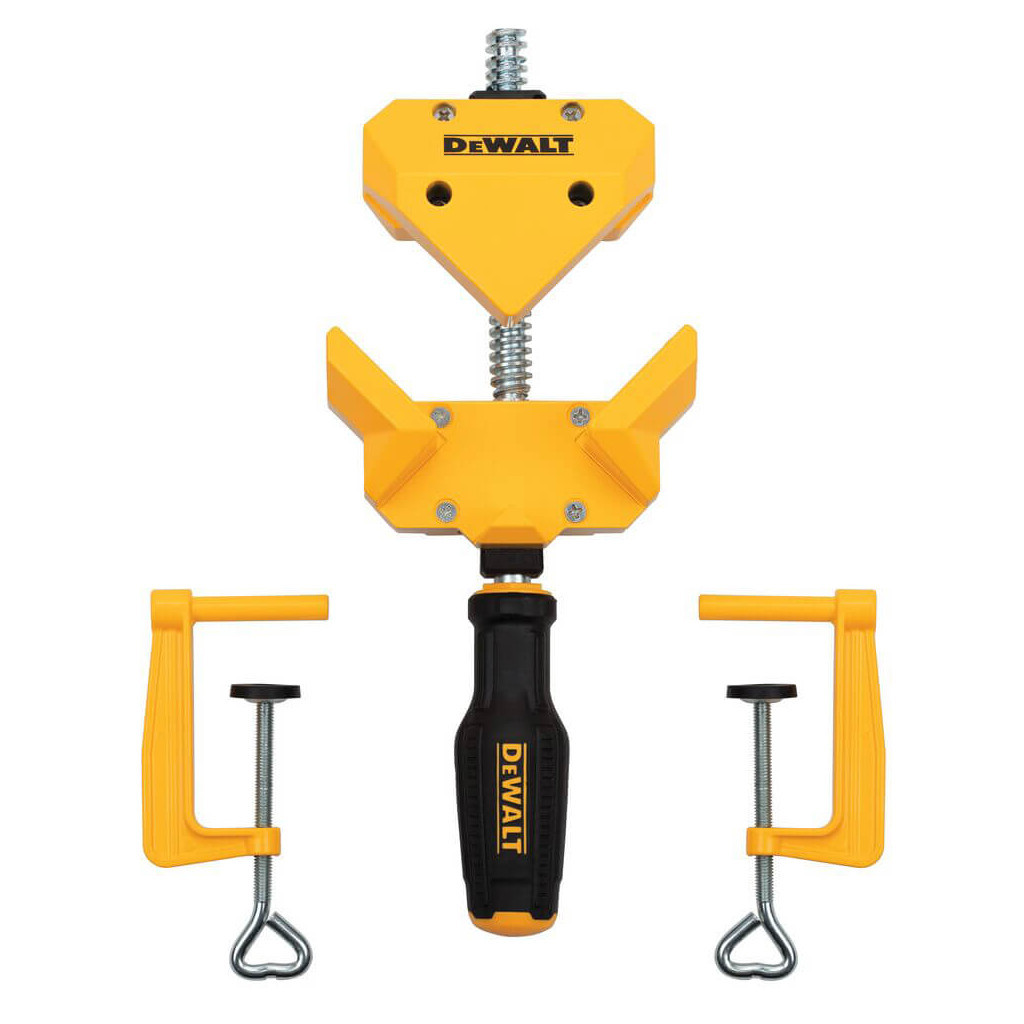 Струбцина DeWALT кутова, великого зусилля + 2 струбцини для кріплення до столу (DWHT83853-0) - picture 2