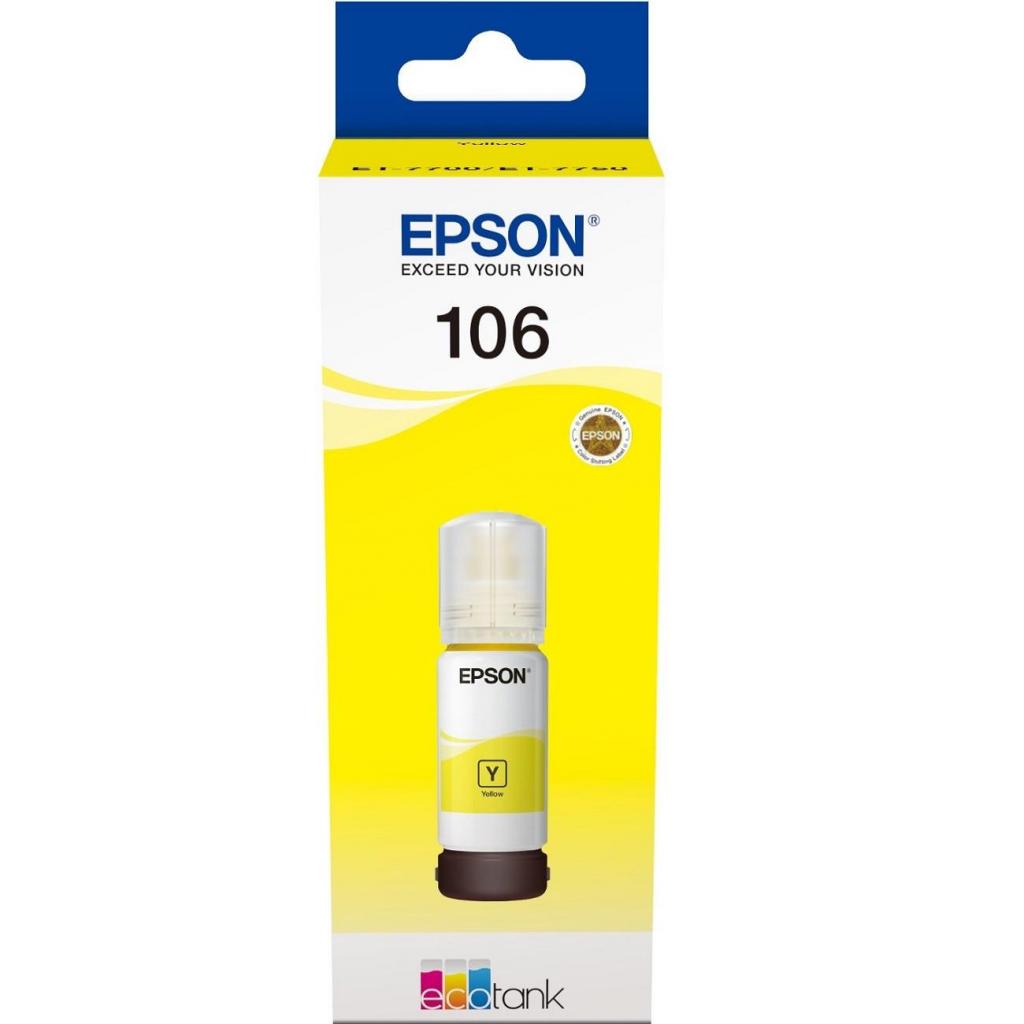 Контейнер з чорнилом Epson 106 yellow (C13T00R440) - зображення 1