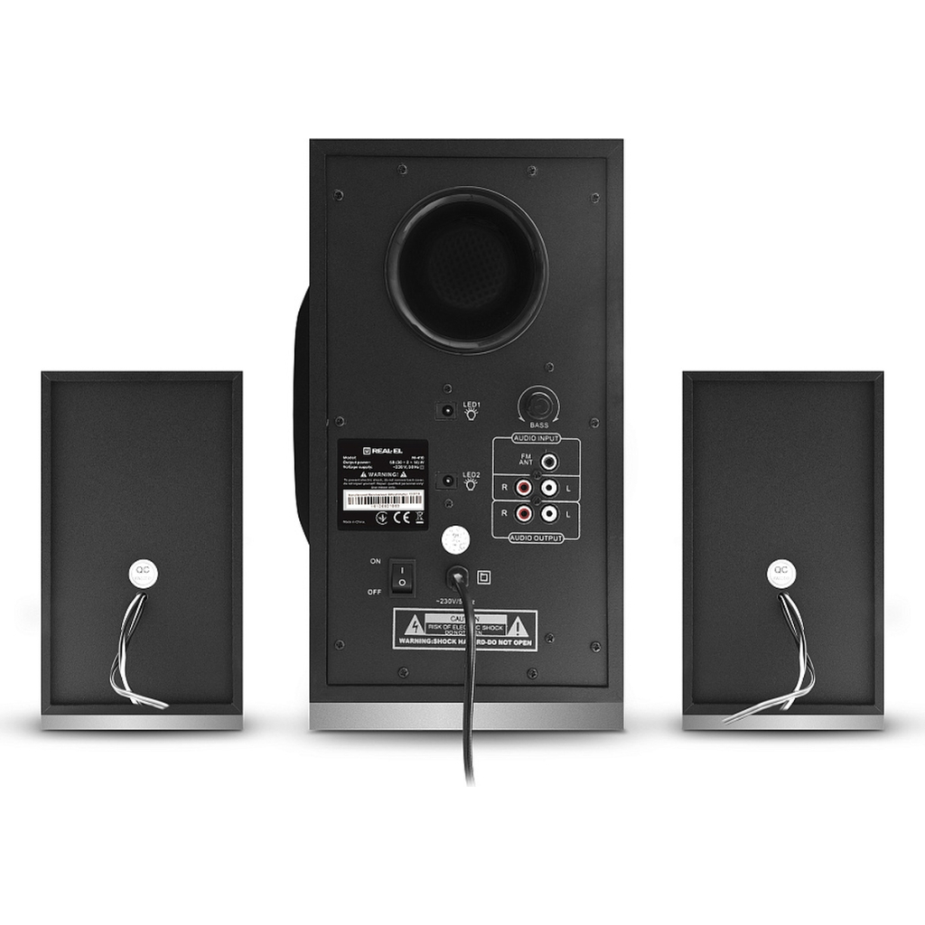 Акустична система REAL-EL M-410 Black - зображення 5