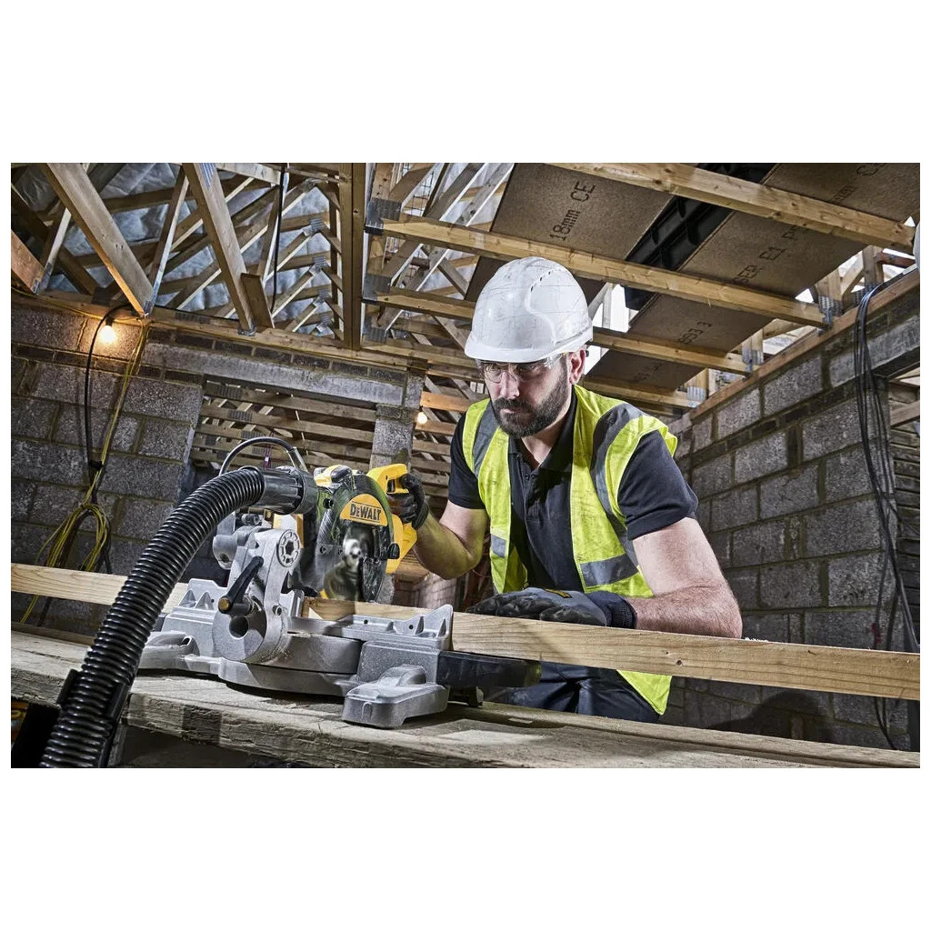 Торцювальна пила DeWALT 1400 Вт, диск 216х30 мм, 4500 об/хв, XPS, вага 11.5 кг (DWS774) - изображение 6