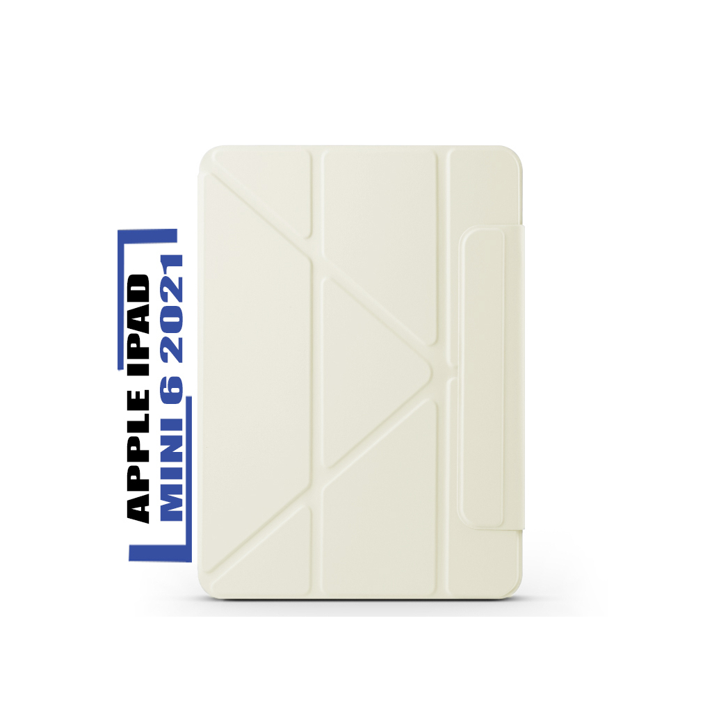 Чохол до планшета BeCover Ultra Slim Origami Magnetic Apple iPad Mini 6 2021 Beige (712943) - зображення 1