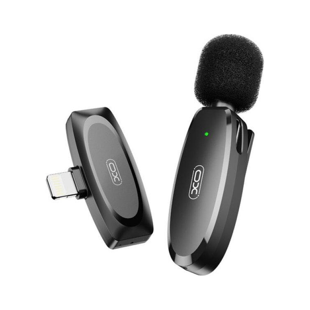 Мікрофон XO MKF08B з придушенням шуму lightning Black (XO MKF08B-IP) - зображення 2