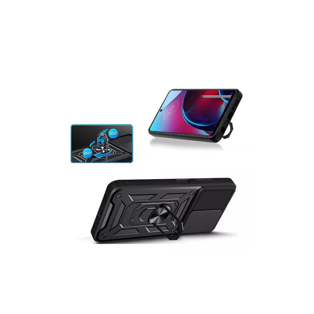 Чохол до мобільного телефона BeCover Military Samsung Galaxy S22 SM-S901 Black (710001) - зображення 3