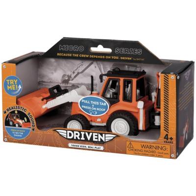 Спецтехніка Driven MINI – ЭКСКАВАТОР-ПОГРУЗЧИК (звук) от 3 до 5 лет (WH1009Z) - зображення 4