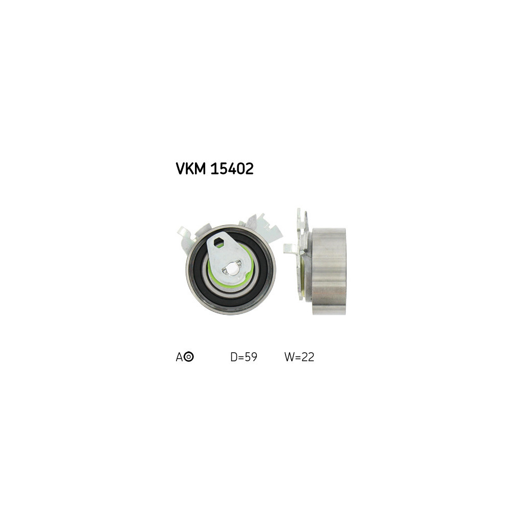 Ролик натягувача ременя SKF VKM 15402 - зображення 1