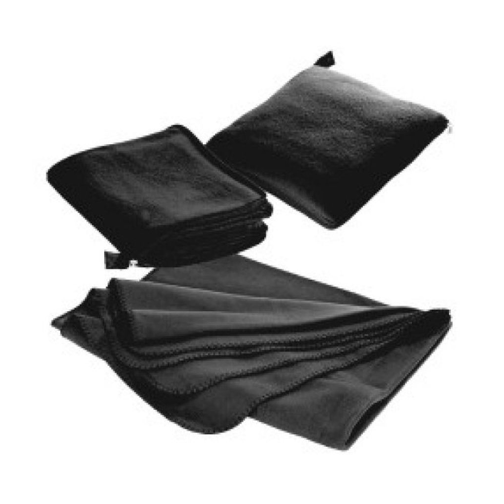 Плед Easy Gifts Radcliff 2 в 1 фліс 180 x 120 см Чорний (277503) - зображення 3