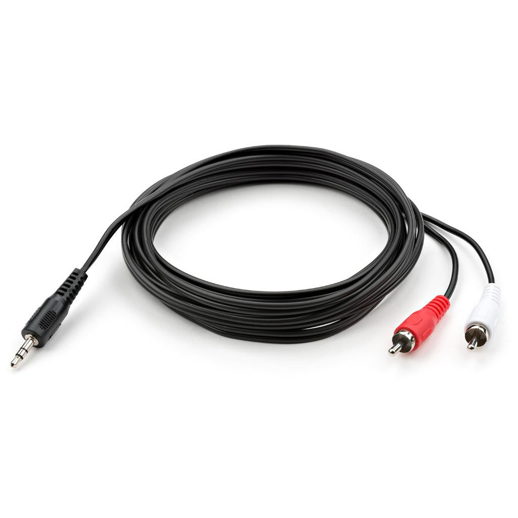 Кабель мультимедійний 3.5mm M to 2xRCA M 3.0m Vinga (VCPDCJ35MRCA23BK) - зображення 2