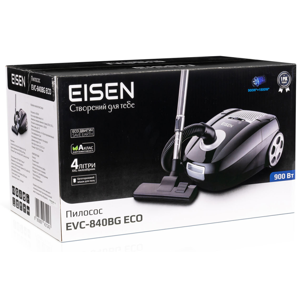 Пилосос Eisen EVC-840BG - изображение 12