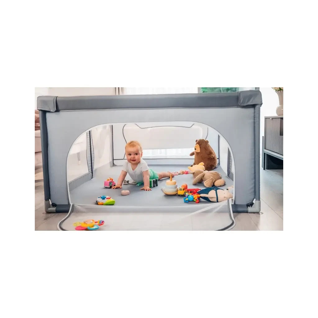Дитячий манеж Lionelo Willow Grey Concrete (LO-WILLOW GREY CONCRETE) - зображення 8