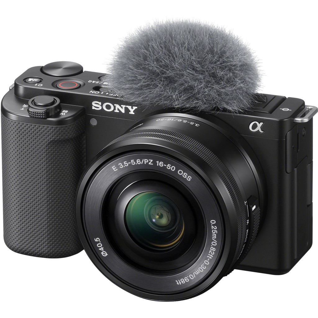 Цифровий фотоапарат Sony Alpha ZV-E10 kit 16-50mm Black (ZVE10LB.CEC) - изображение 2