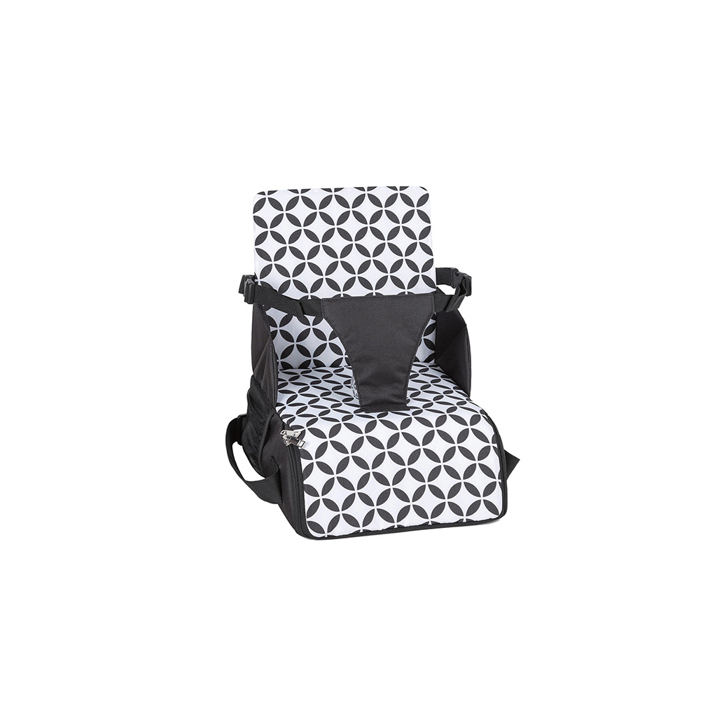 Стілець для годування FreeON портативний Fold and Go Black/white (48709) - зображення 1