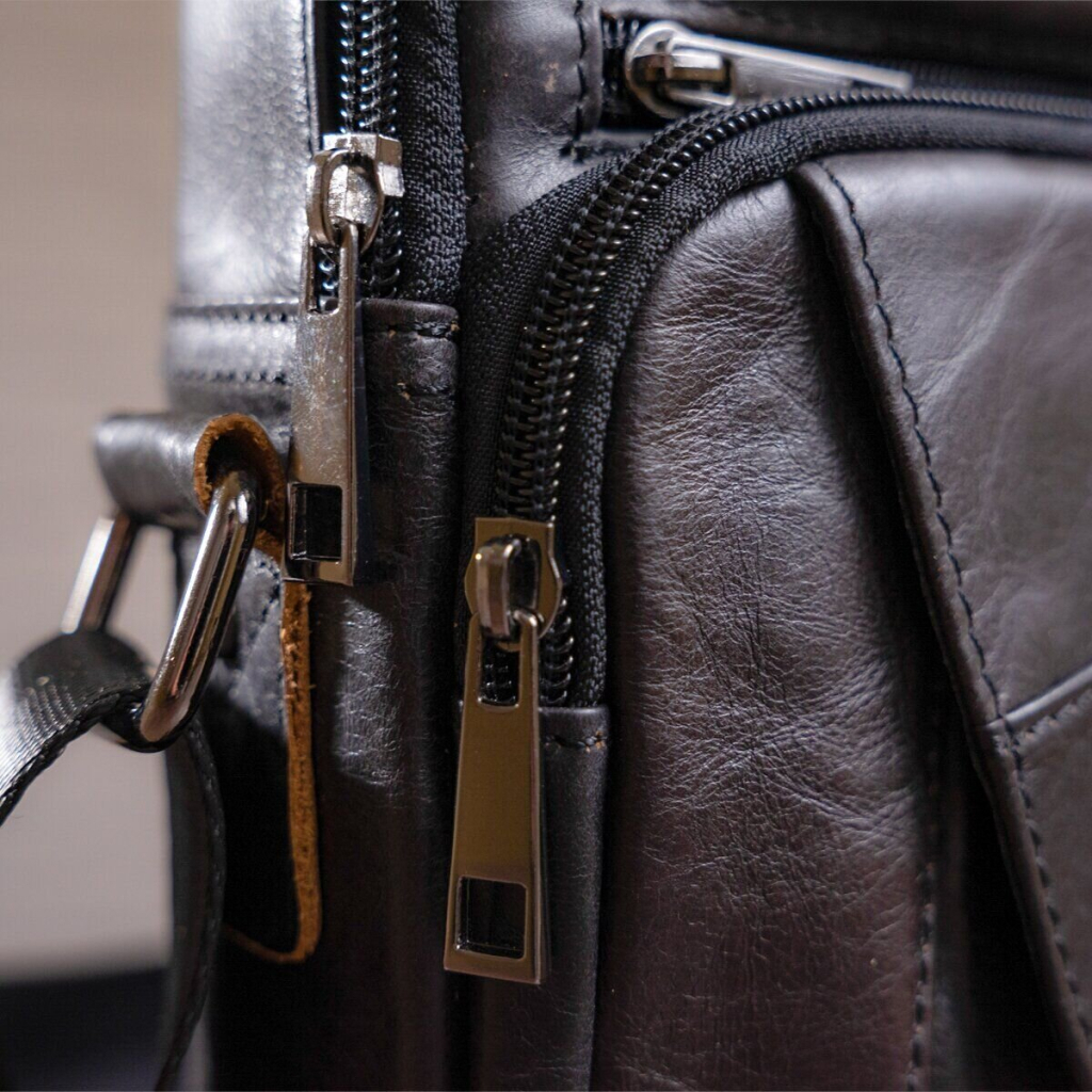 Сумка Vintage Зі щільної шкіри Чорна (14995) - зображення 10