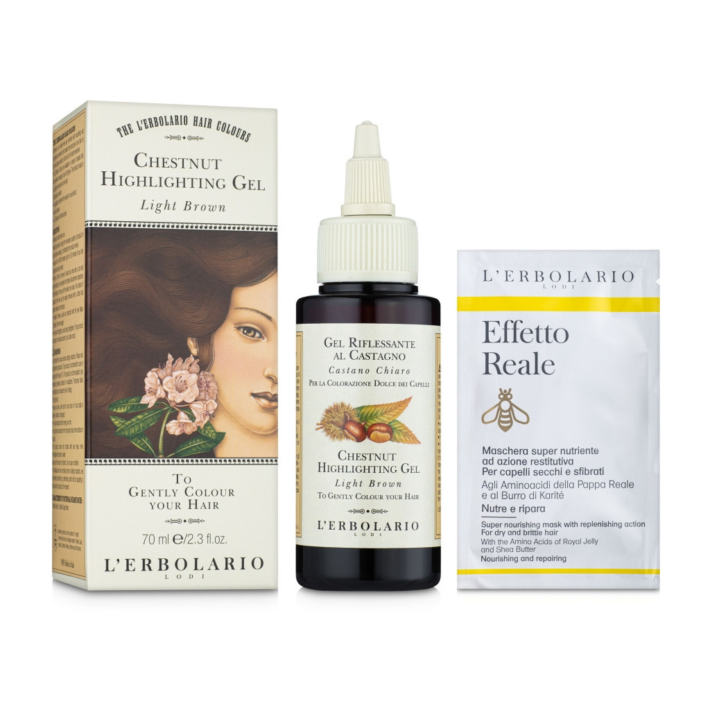 Фарба для волосся L'Erbolario Gel Al Castagno Світло-каштановий 70 мл (8022328102480) - зображення 1